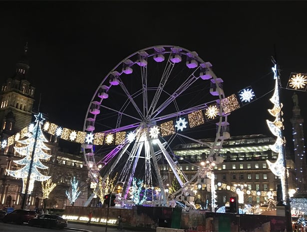 George Square Christmas Market, Glasgow