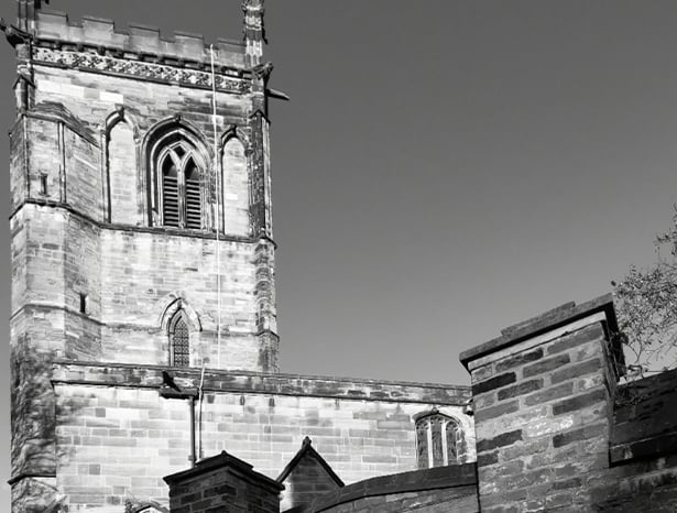 Leicester Castle Gardens and Cathedral