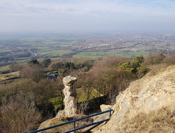View from Leckhampton Hill, Cheltenham 