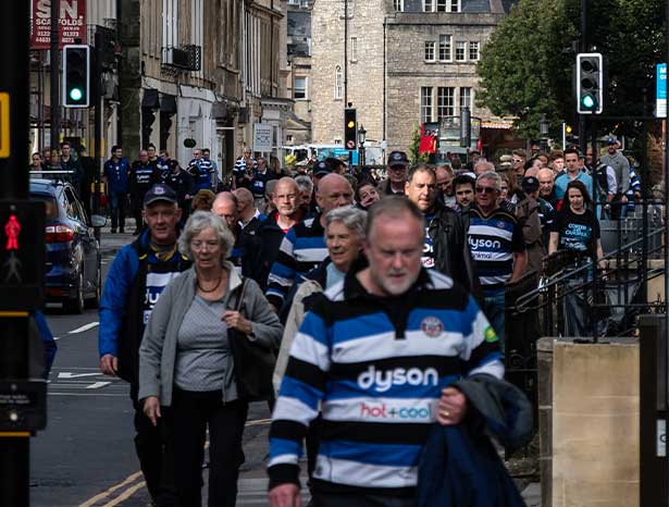 Bath rugby socks