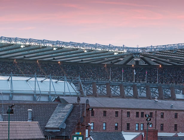 Newcastle Toon Army football crowd