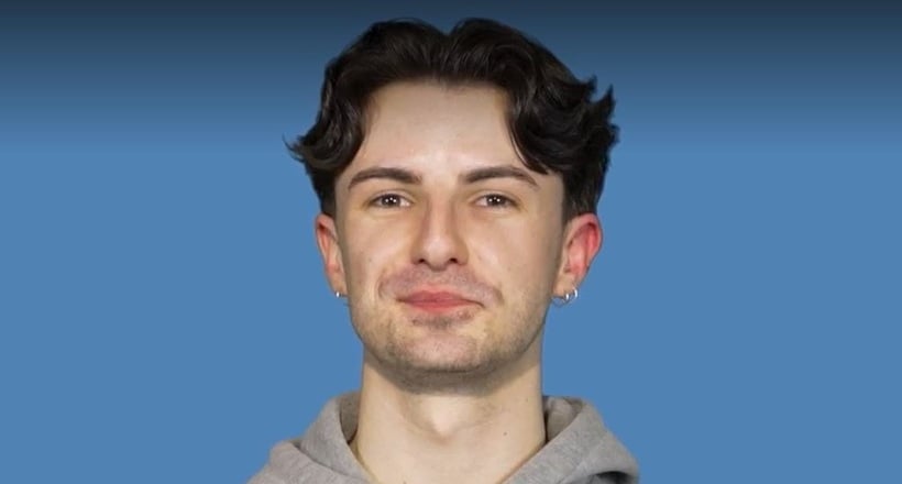 Head shot of Tom, geography student at Swansea University