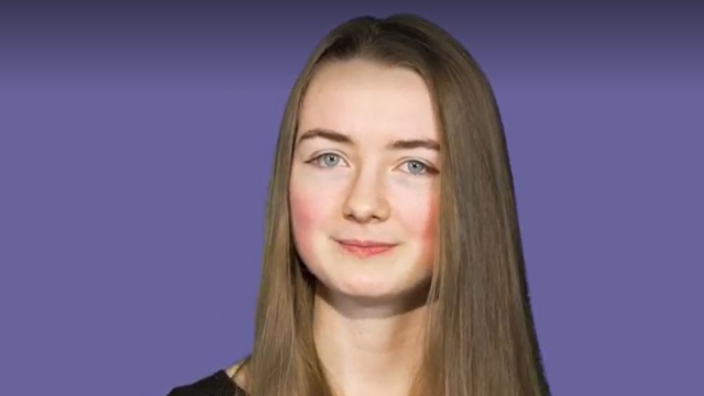 Head shot of Anna, concept art for games and film student, Staffordshire University
