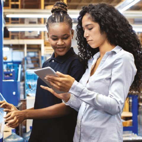 Apprentices in the workplace