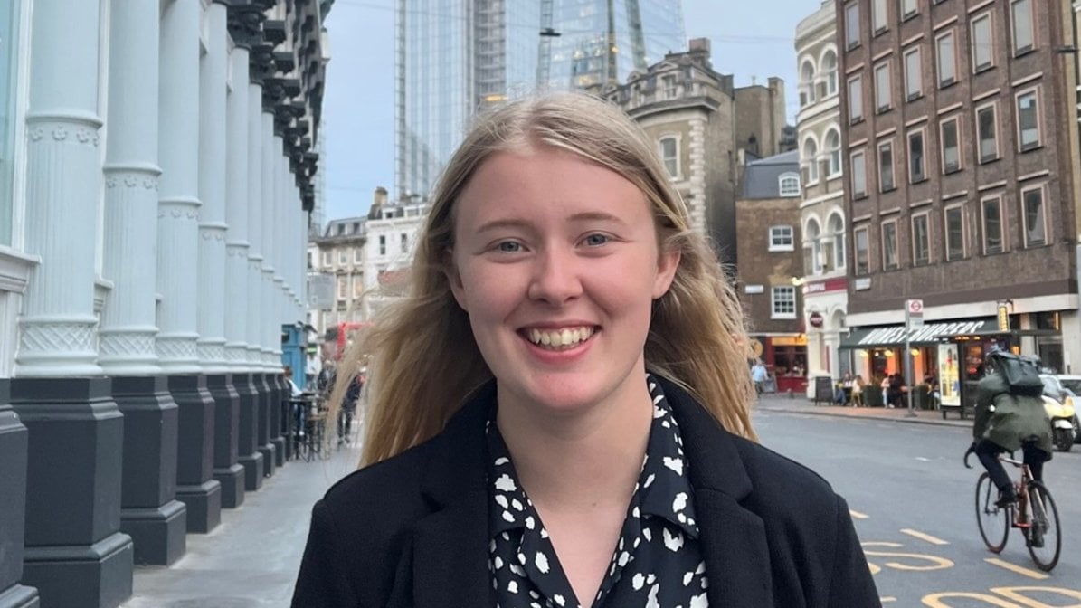 Tash, a project management degree apprentice