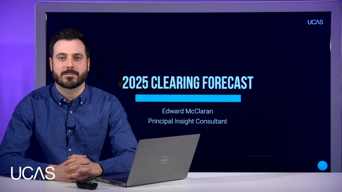 Ed McClaran presenting the 2025 Clearing Forecast
