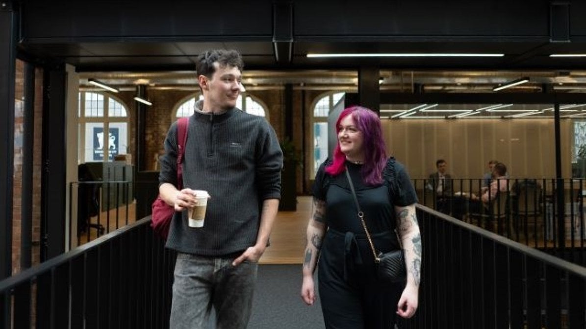 Students on campus
