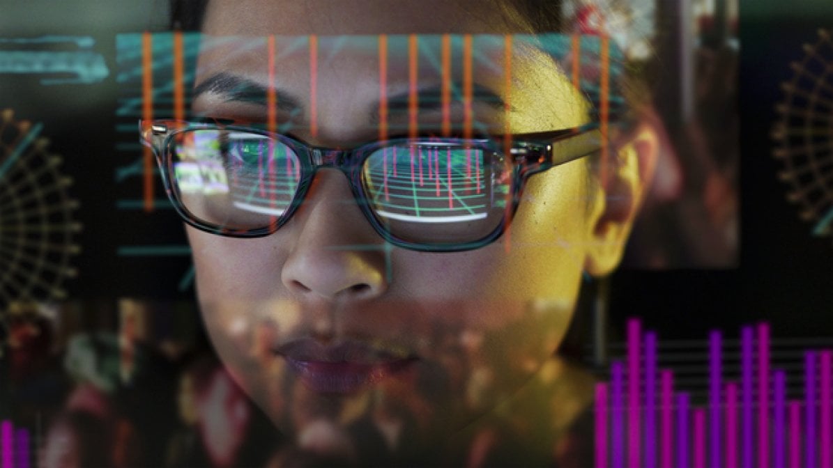 Graphical representation of digital data worker