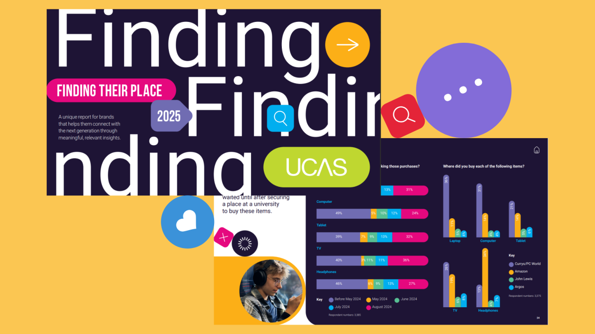 Finding-Their-Place-2025-Report-Image-Box-2 UCAS’s ‘Finding Their Place 2025’ report guides brands in engaging Gen Z through bold design, social media, and experience-driven marketing. Ideal for B2B marketers.