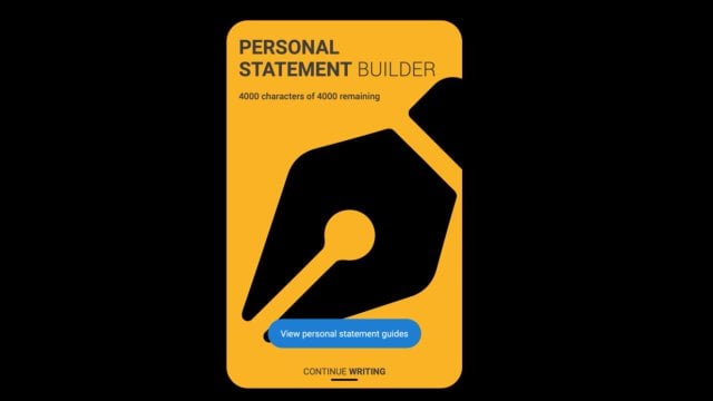 personal statement builder tool