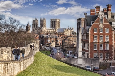 Wall in York