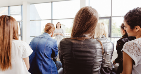 Students in a lecture