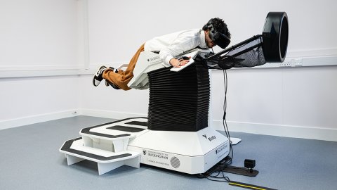 Birdly, interactive flying machine 