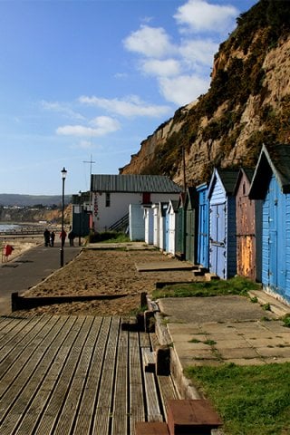 Isle of Wight beach huts