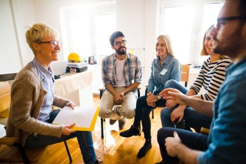Group of people in a meeting