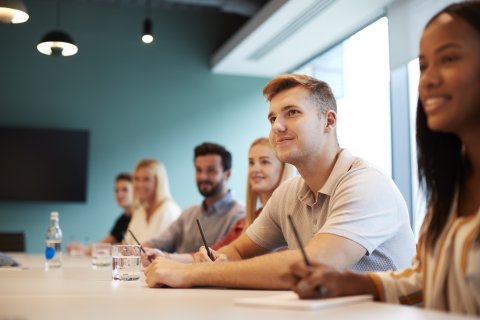 Students in classroom