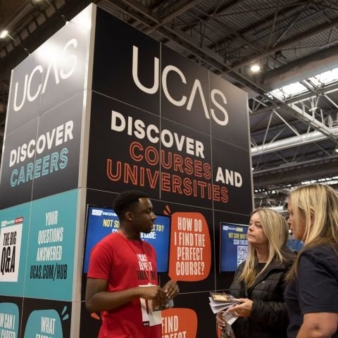 Students at a UCAS Discovery event