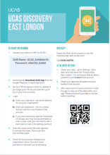 UCAS Discovery East London Scanning Instructions 2025 V2