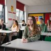 Students in a classroom 