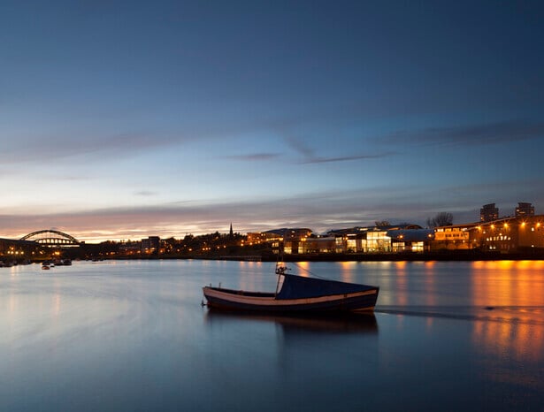River Wear at night, Sunderland